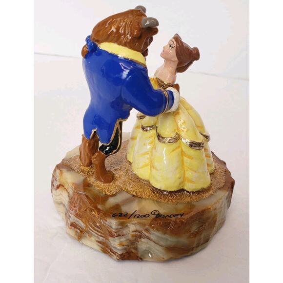 Vintage Disney Ron Lee 1999 Beauty and the Beast & Belle Sculpture #622 Rare - Picture 3 of 10